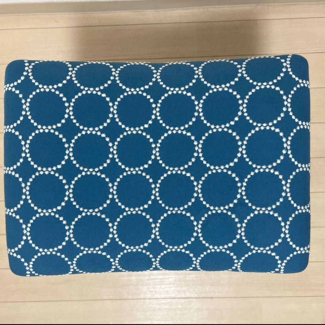 ミナペルホネン スツール タンバリン 太脚 【ブルー/イエロー】 椅子 腰掛け