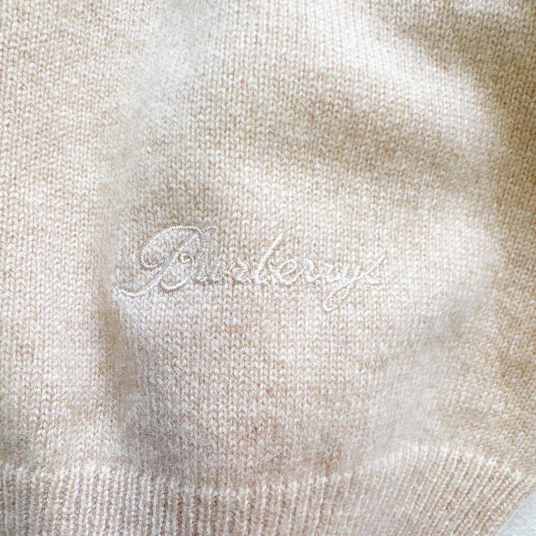 [上質] バーバリーズ / チャイナ ロゴカーディガン カシミヤ100%