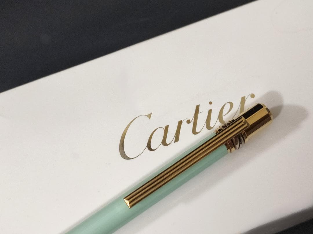 Cartier マスト ドゥ カルティエ トリニティ グリーン ボールペン