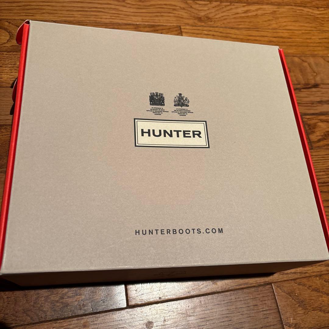 新品未使用HUNTER サイドゴアレインブーツ(ネイビー)