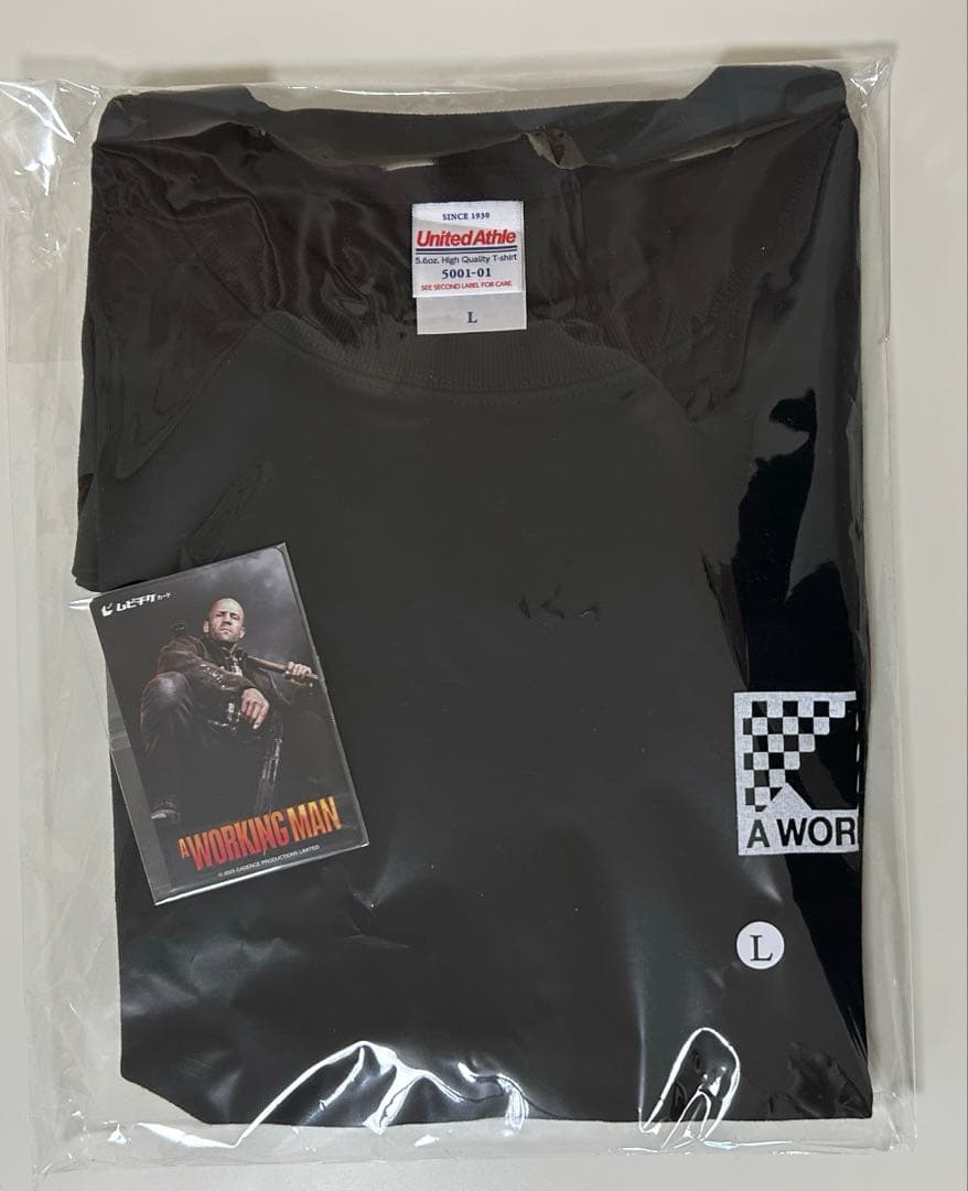 ワーキングマン　ジェイソン・ステイサム　Tシャツ Lサイズ