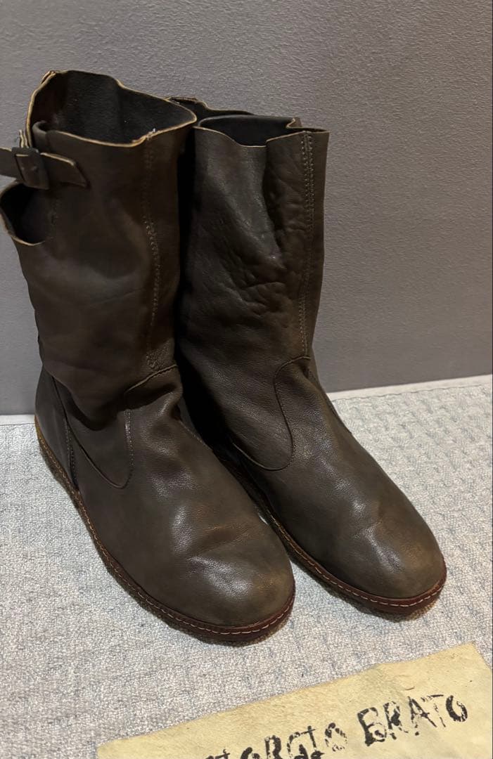 EL Londo GLORIA BRATO ダークブラウングレー エンジニア