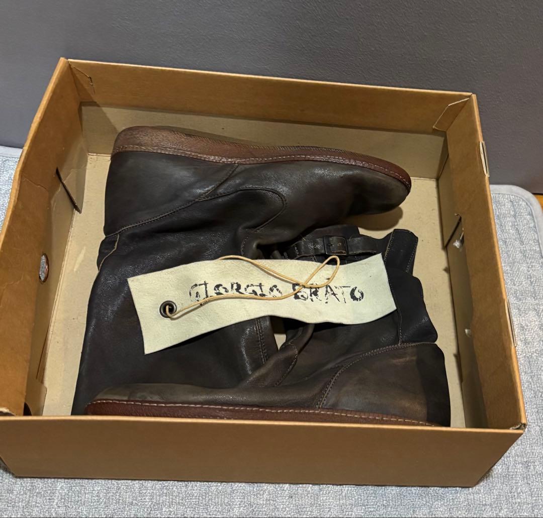 EL Londo GLORIA BRATO ダークブラウングレー エンジニア