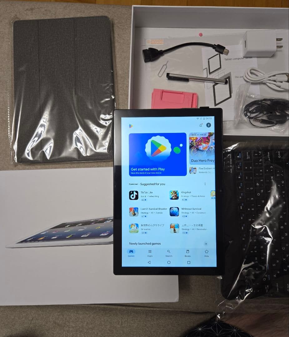 【美品】Androidタブレット　Pad 6s pro キーボード、カバー付き