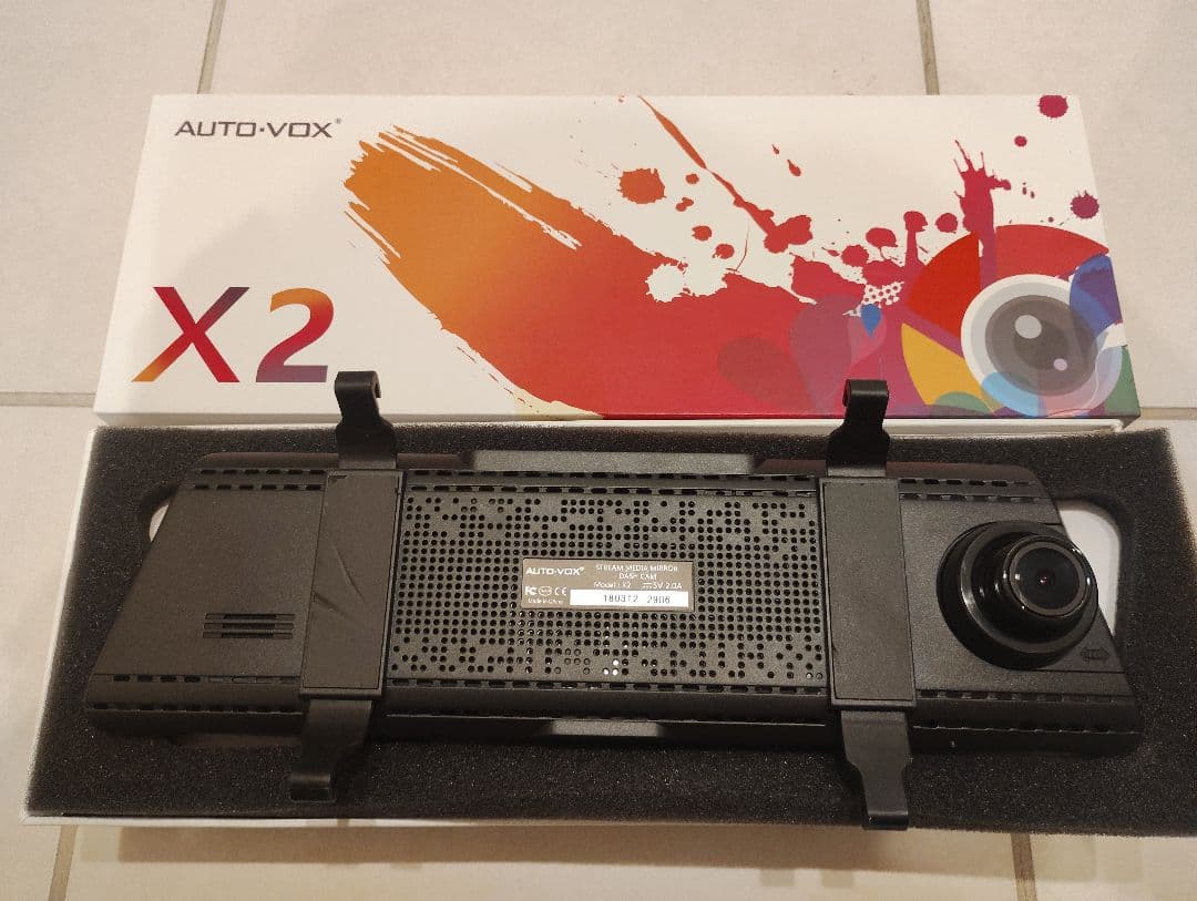AUTO-VOX X2 9.88インチ ドライブレコーダーデジタルインナーミラー