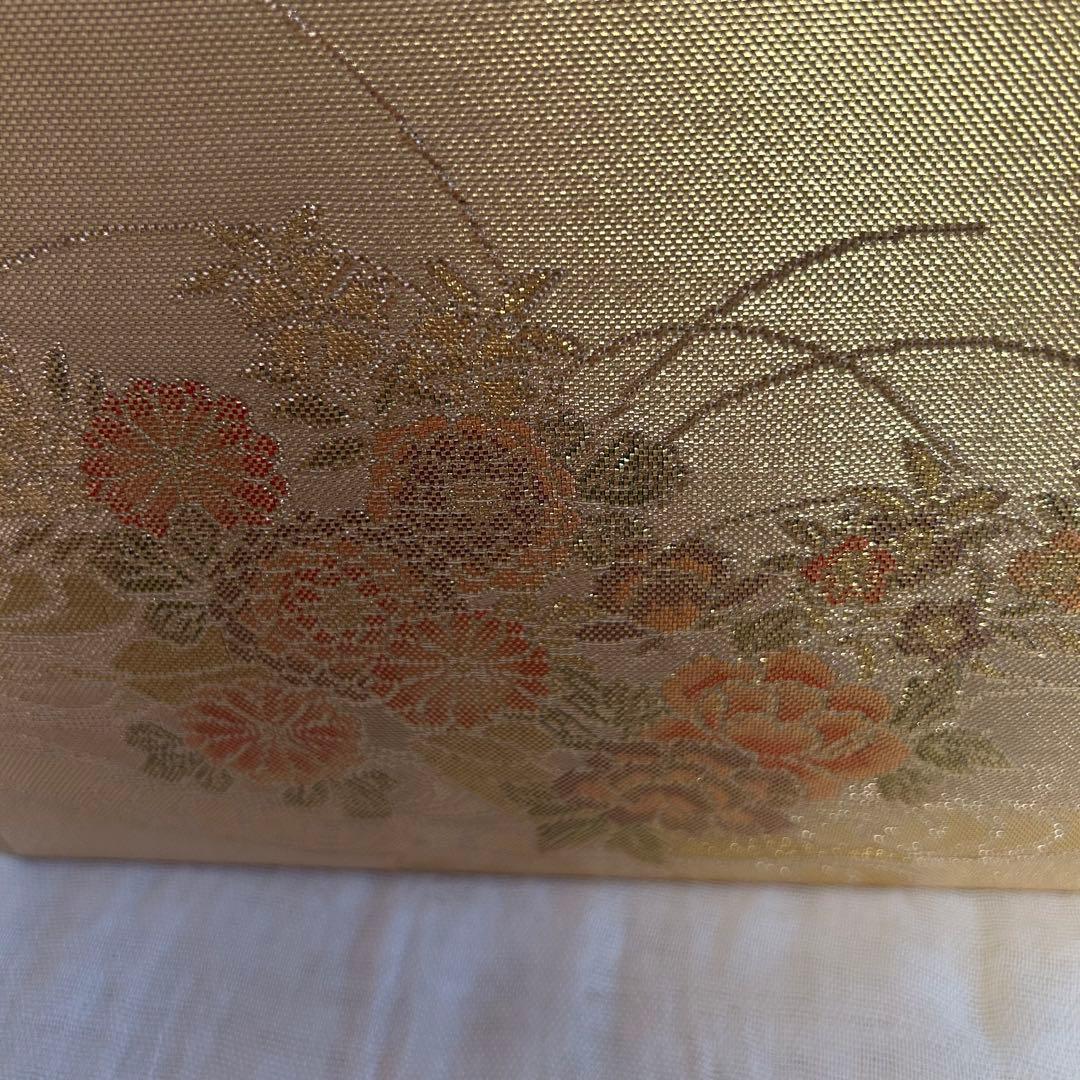 未使用⭐︎佐賀錦　草履バッグセット　正絹　金糸　フォーマル　訳あり