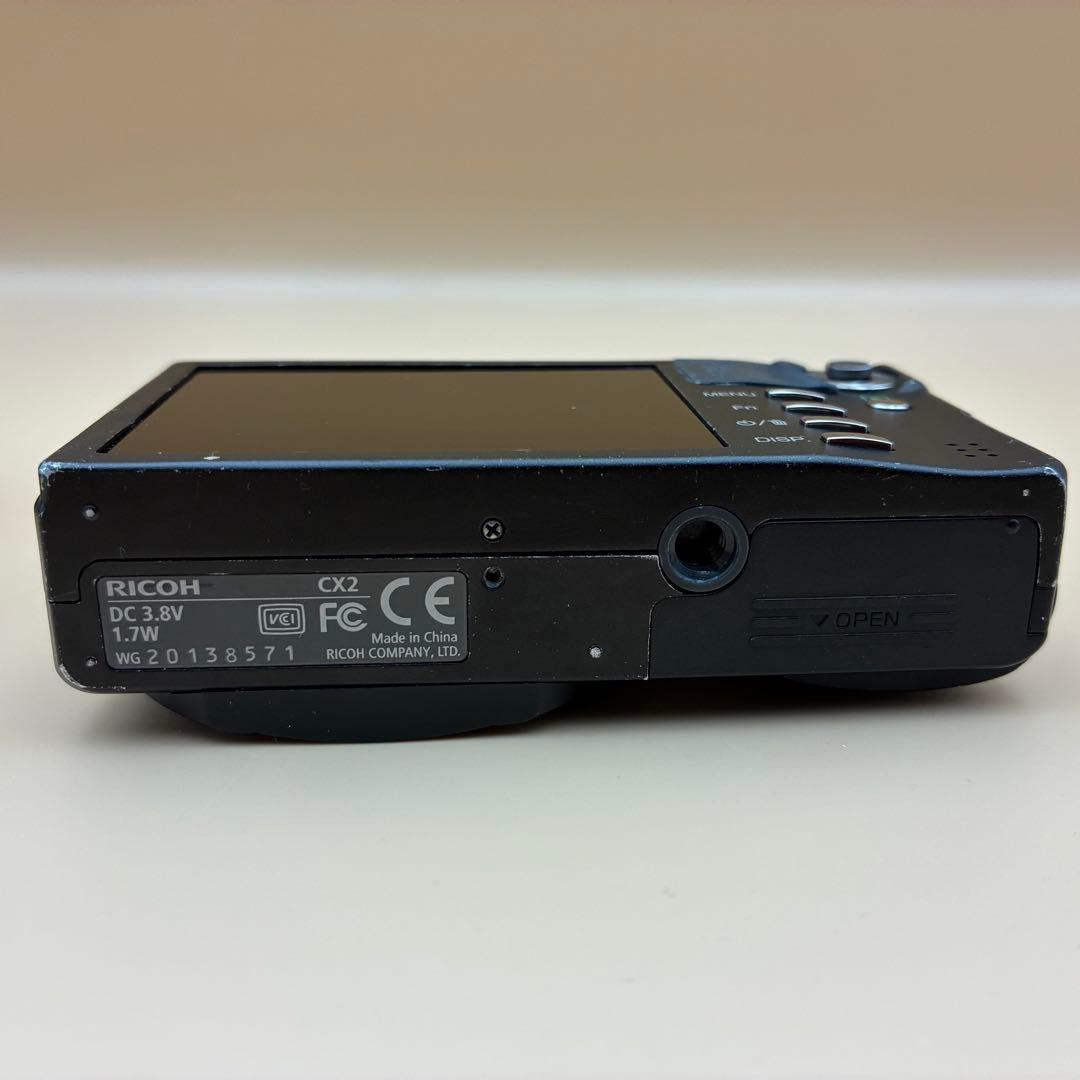 名機★ RICOH CX2 ブラック 高速連写・オールドコンデジ [動作確認済]