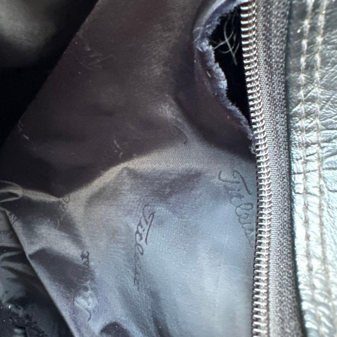 Titleist キャディバッグ ブラック/ホワイト革