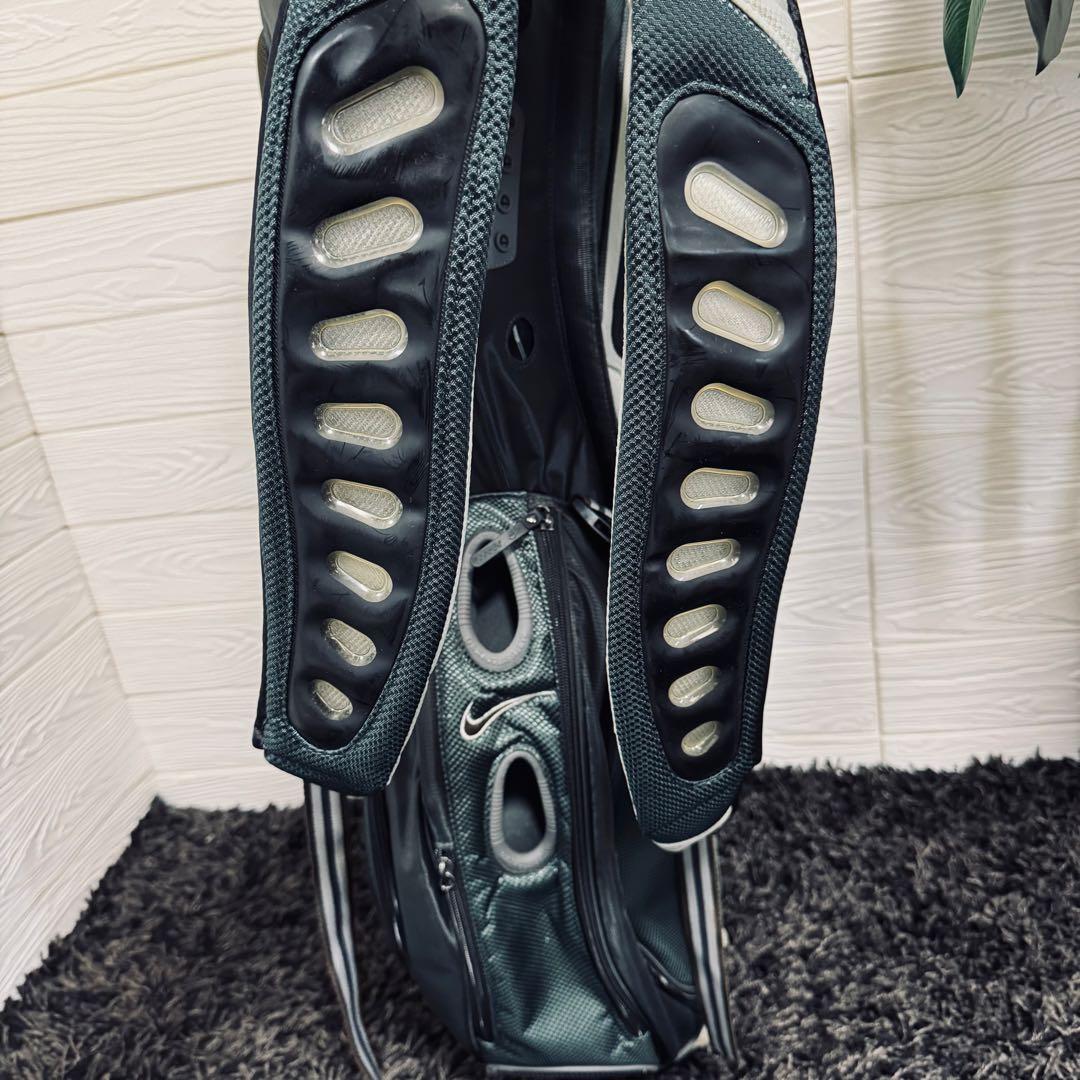 激シブ ナイキ スタンド ゴルフ キャディバッグ 14分割 グリーン 軽量