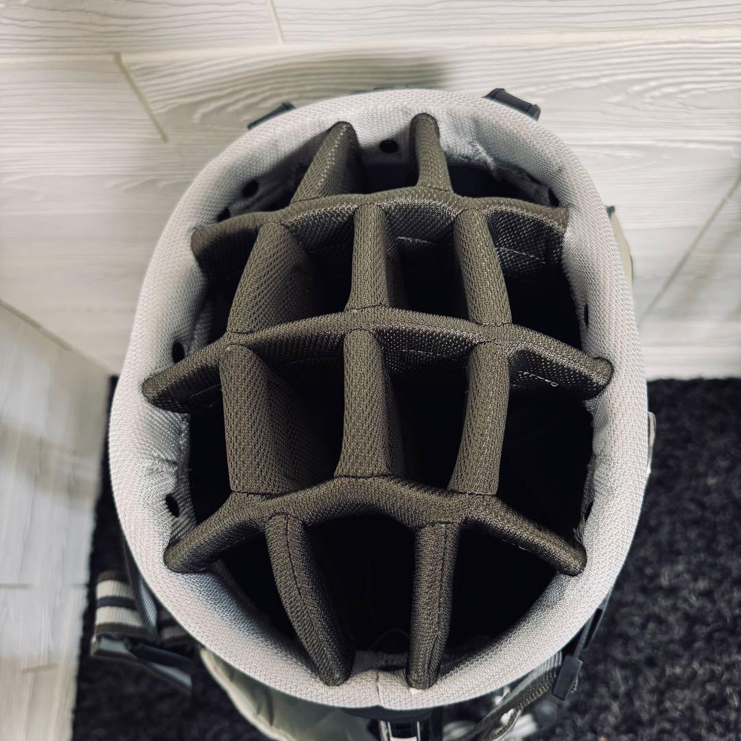 激シブ ナイキ スタンド ゴルフ キャディバッグ 14分割 グリーン 軽量