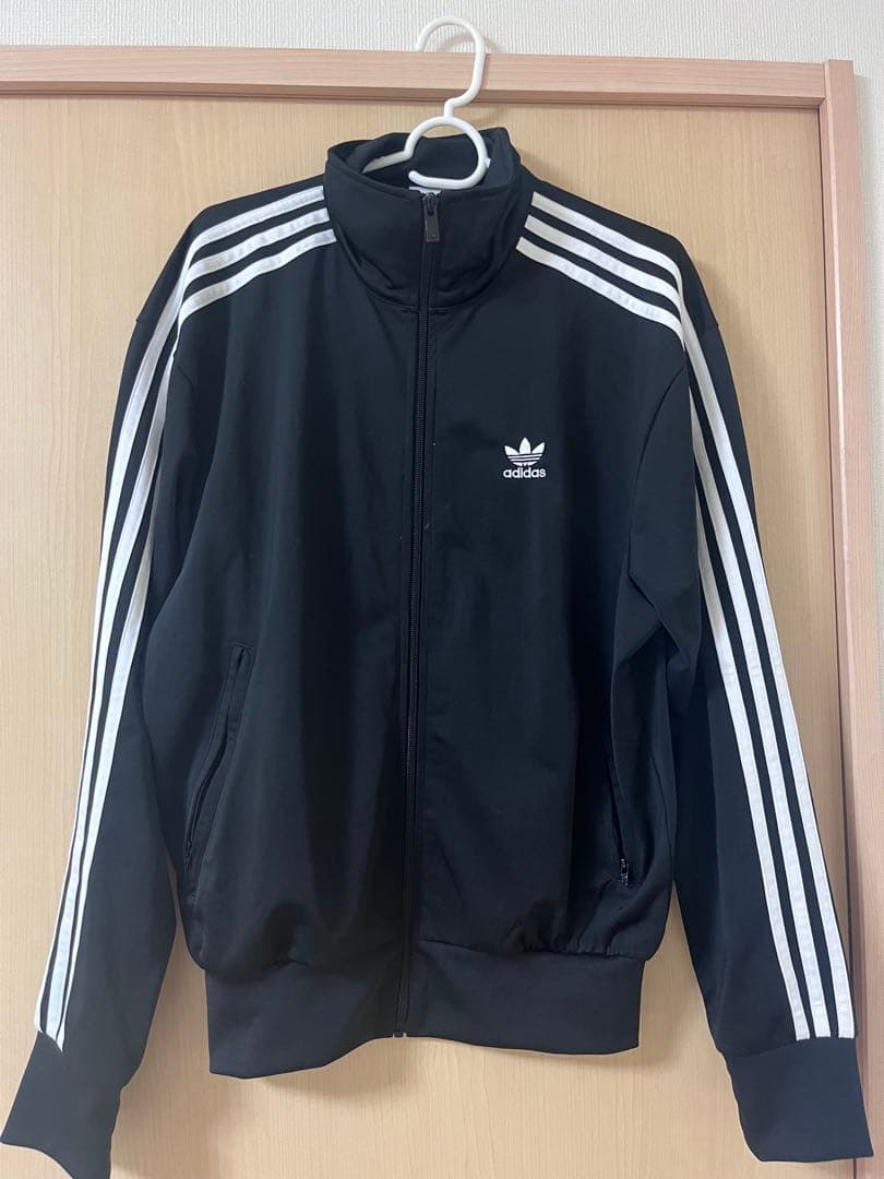 adidasファイヤーバードトラックジャケットブラックSサイズ