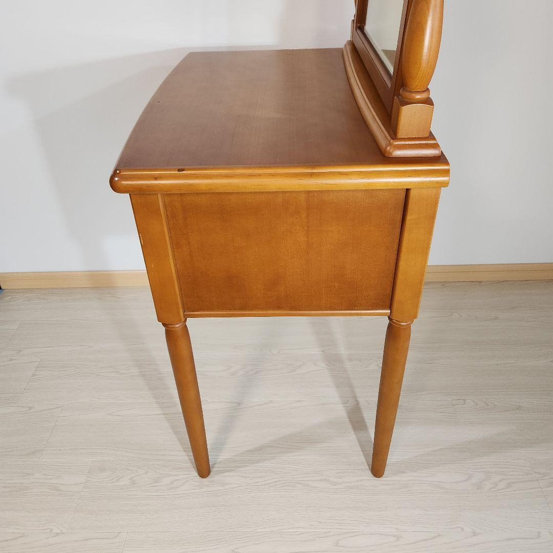 マルニ木工 maruni アンティーク ドレッサー 鏡台 椅子付き 本州送料込み