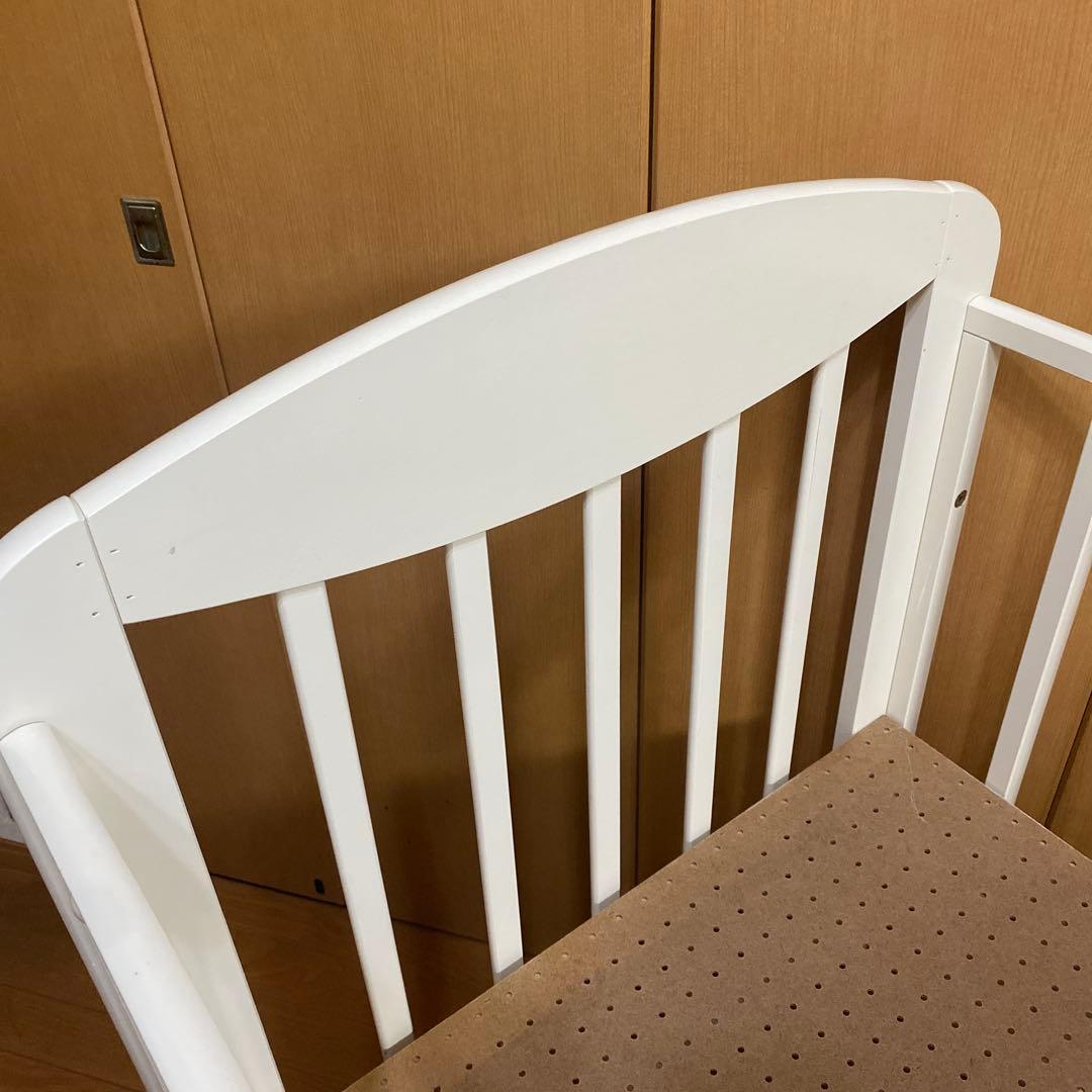 カトージ ベビーベッド ミニ立ちベッド プチバニラ 02356 直接取り引き可