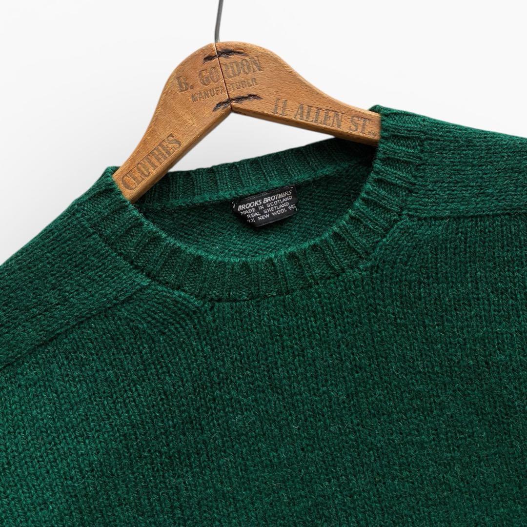 70's スコットランド製 BROOKS BROTHERS ニット