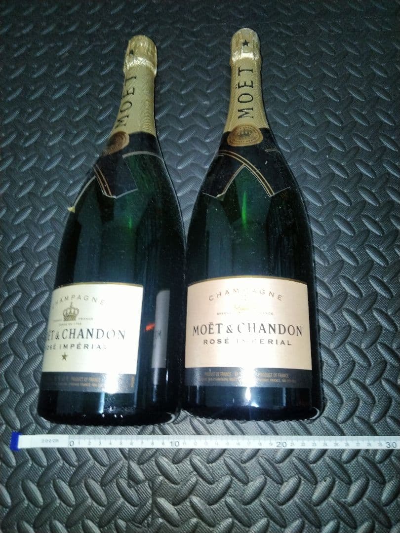 モエシャンドン白、ロゼ　ダミーボトル2本セット