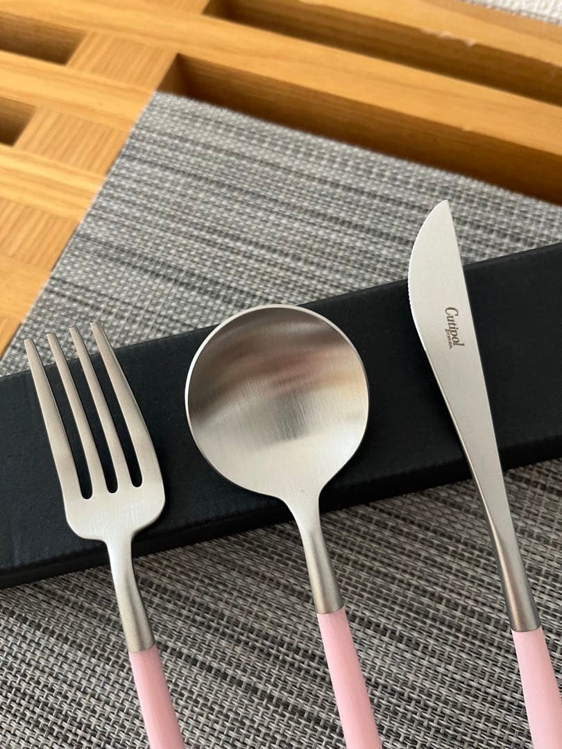 クチポール 正規品 ゴア デザート カトラリー6セット ギフトbox ショッパー