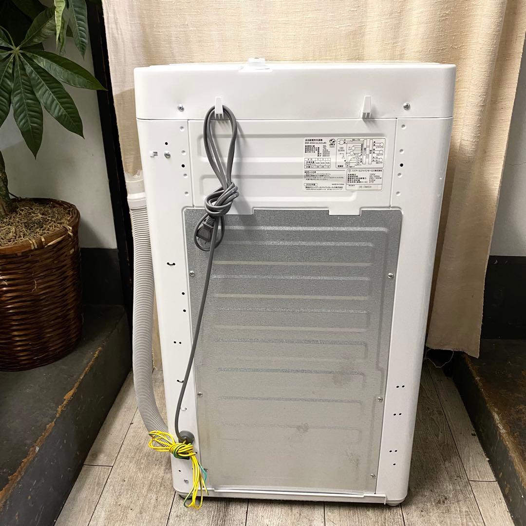 分解清掃済みで気持ちいい♪一人暮らしにおすすめ！全自動洗濯機4.5kg