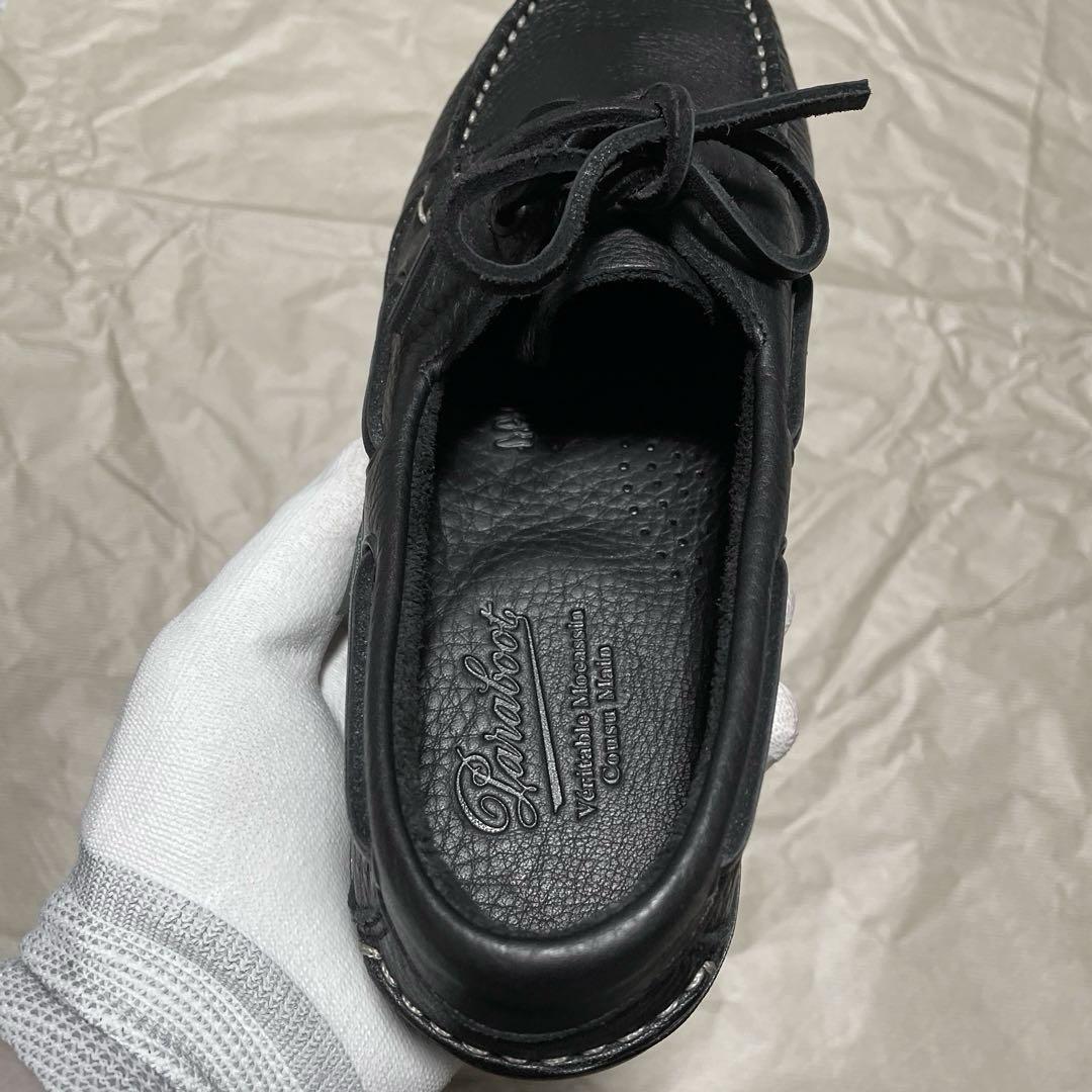 【未使用品(新品)】パラブーツ バース(デッキシューズ) カーフグレインレザー