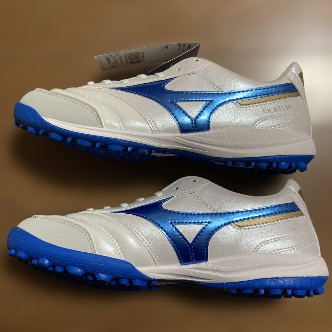 【新品・未使用】MORERIA SALA PRO TF サッカー 白青　24cm