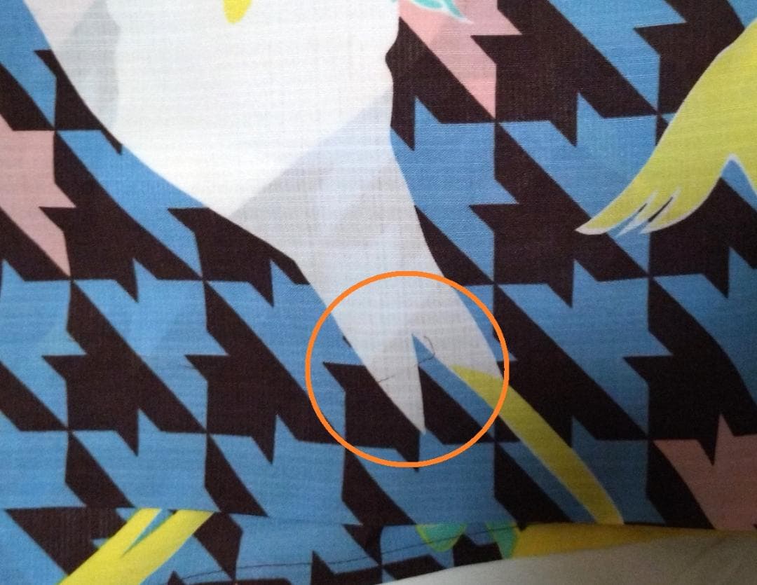 hiyori・新品・やや難あり★オカメインコ・インコ柄浴衣★カリキュロ