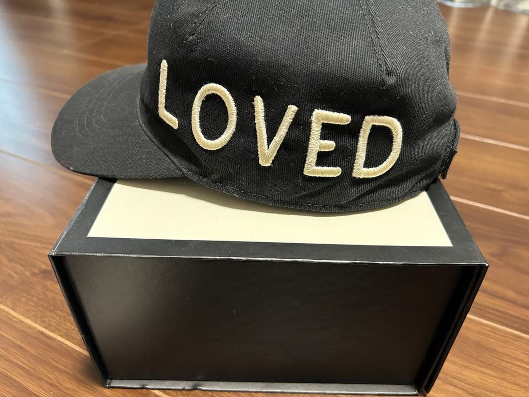 GUCCI エンブロイダリーキャンバスベースボールキャップ