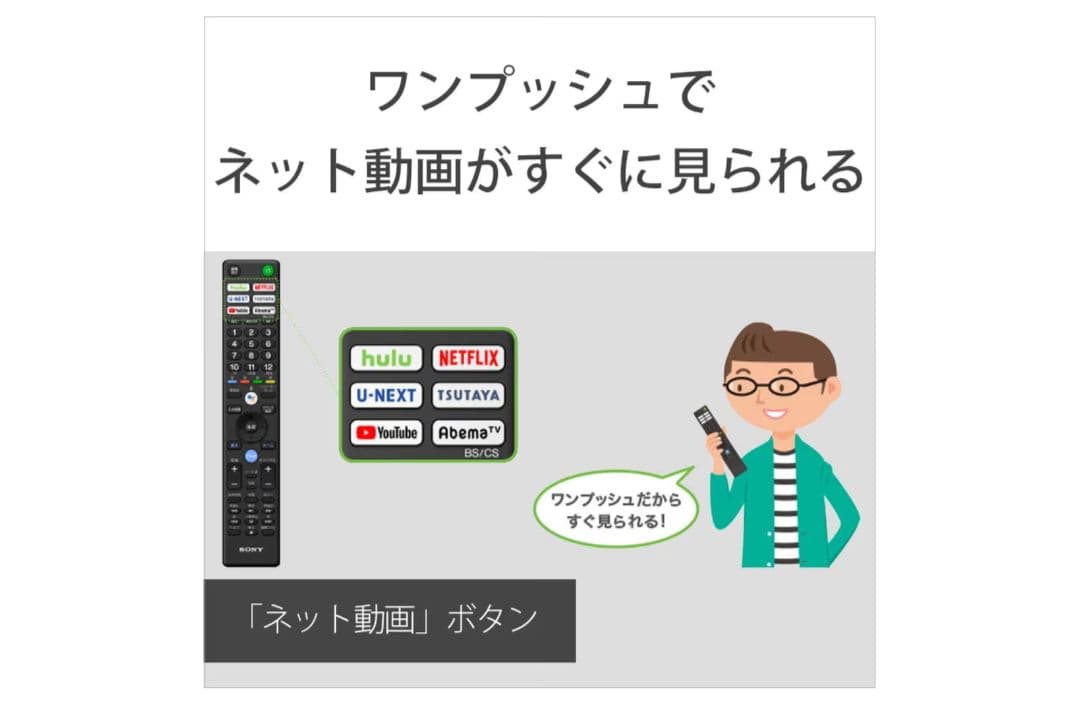 【cat9】21年製 SONYBRAVIA 55V型【KJ-55A8H】