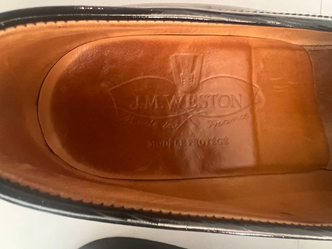 JMウエストン　ローファー　エナメル　旧ロゴ　23cm 3B