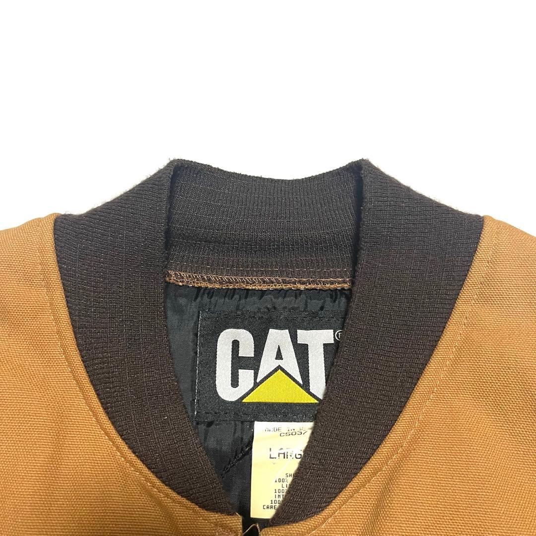80s CAT CATERPILLAR キャタピラー ダッグベスト USA製