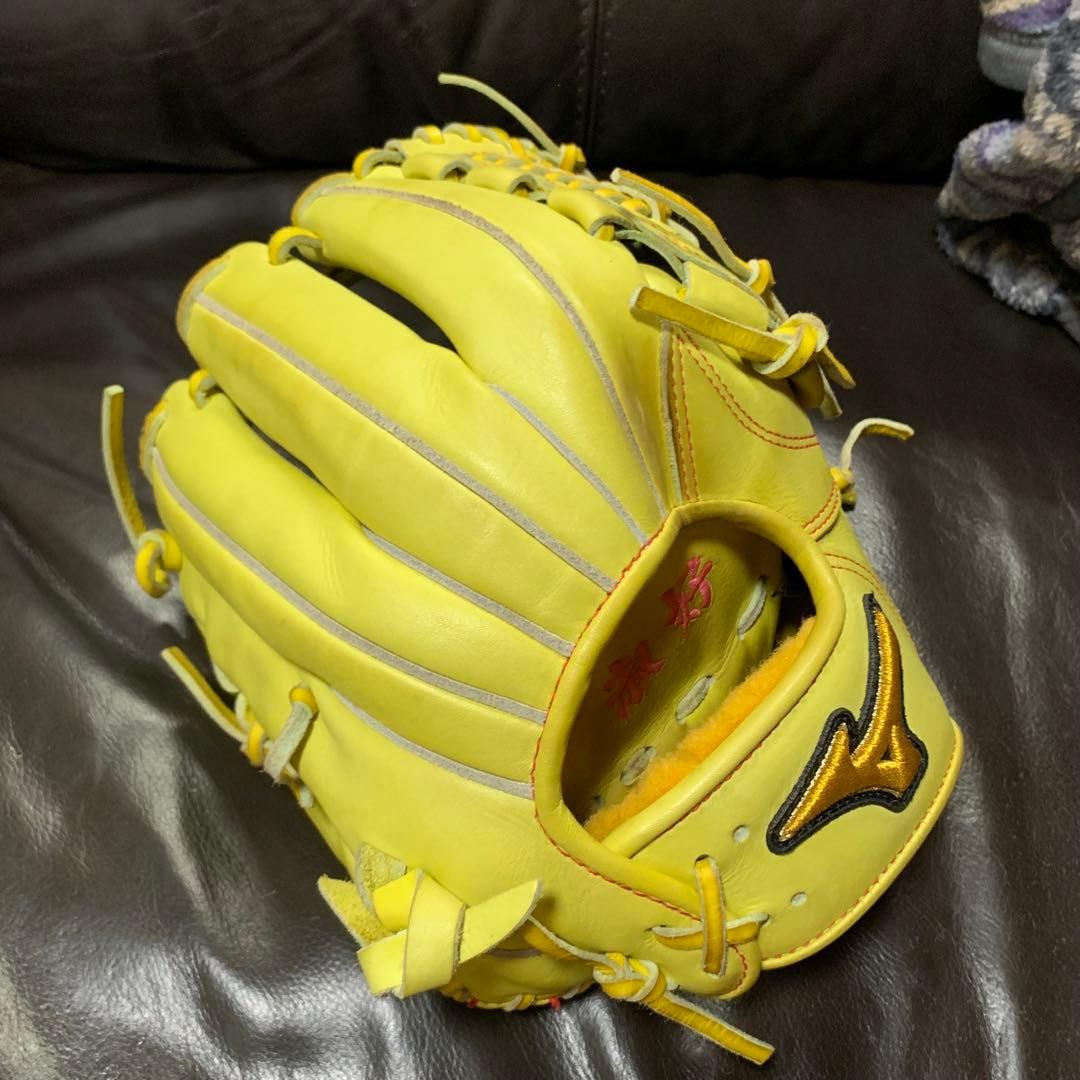 ミズノプロ　硬式内野手用グローブ　キップレザー