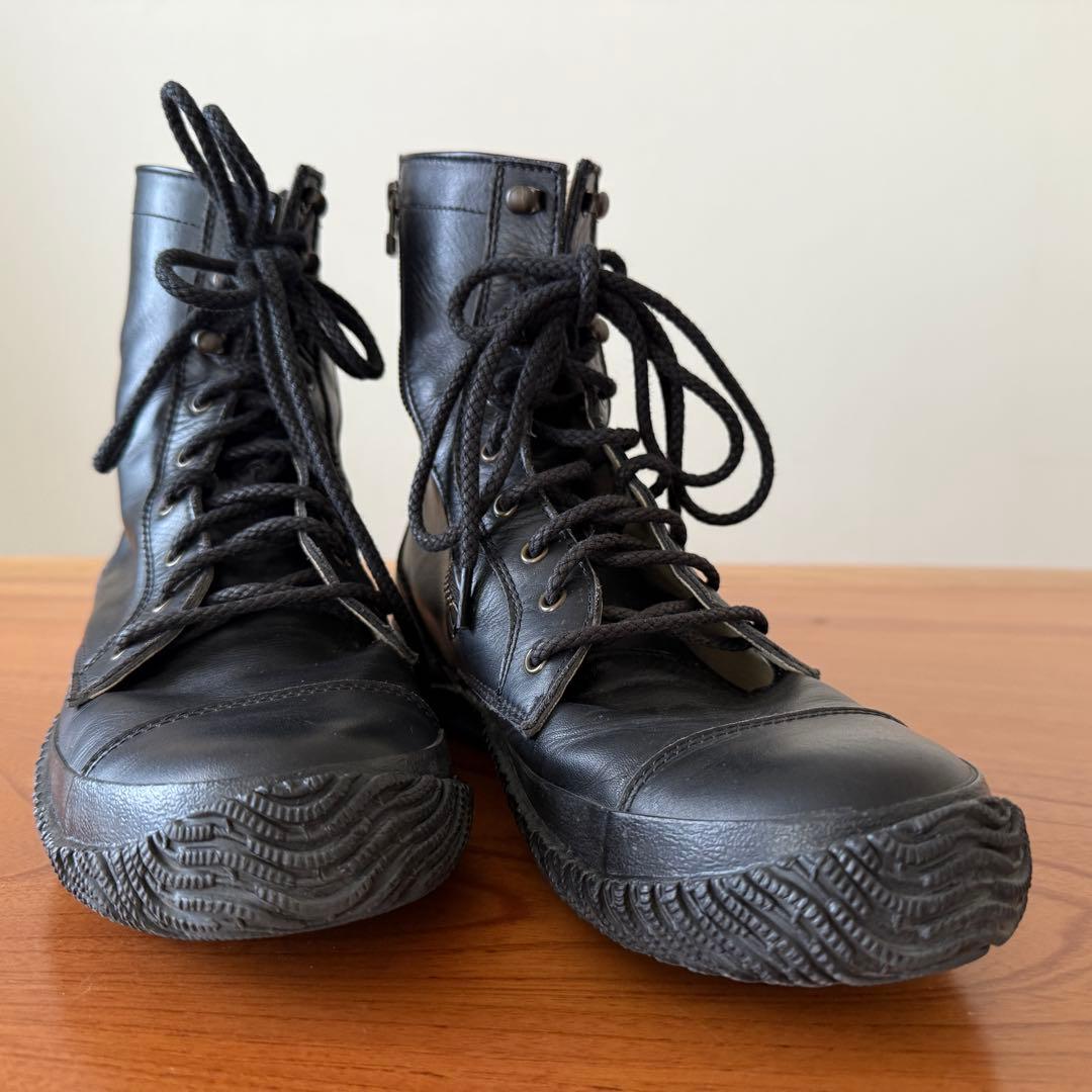SHUNSUKE　スピングルムーブ スムースレザー ミリタリーブーツ