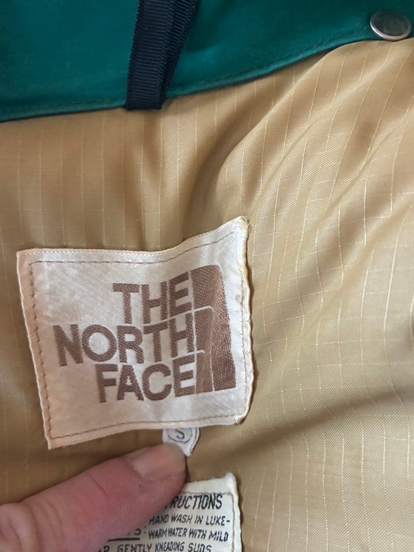 THE NORTH FACE ノースフェイス　茶タグ　ダウンジャケット　Sサイズ