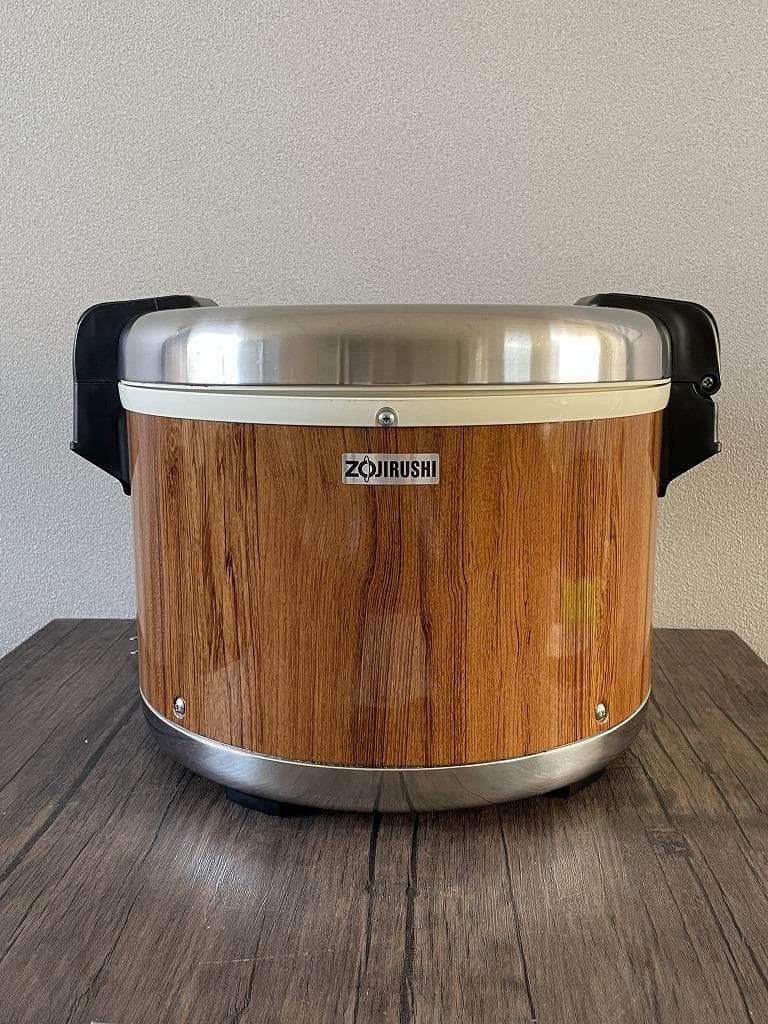 【美品】象印　業務用電子ジャー　THA-C60A型　木目調　2022年製