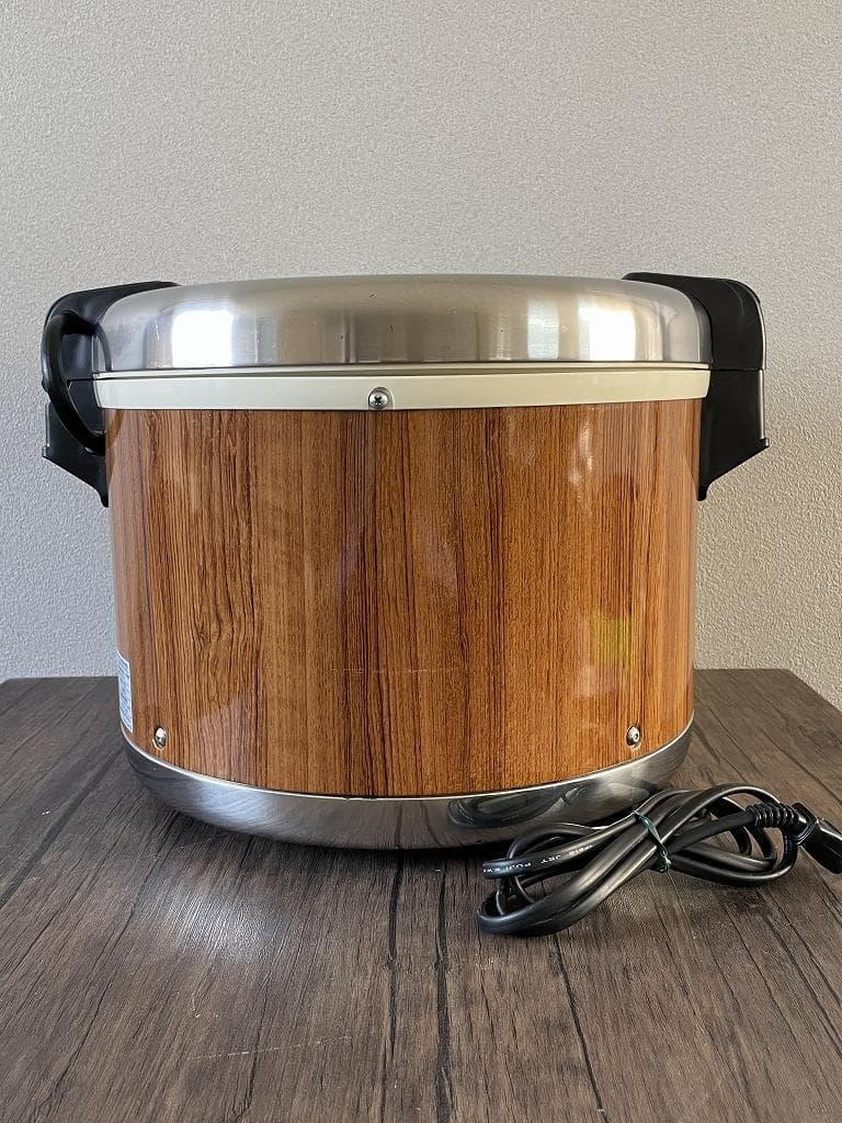 【美品】象印　業務用電子ジャー　THA-C60A型　木目調　2022年製