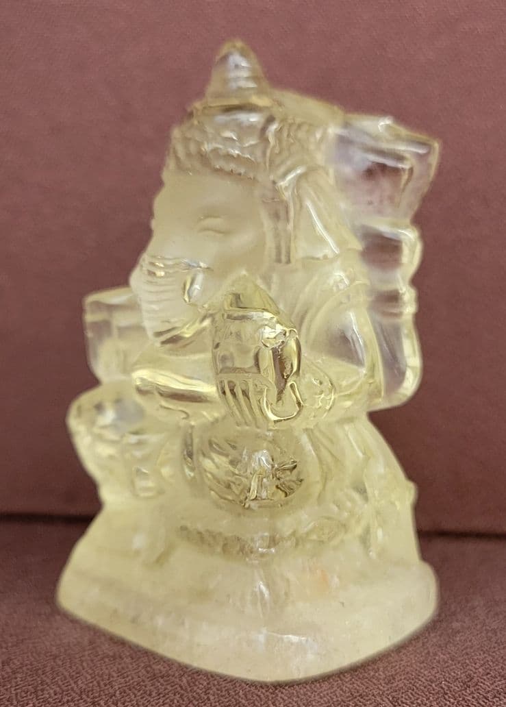！！希少！！霊峰ヒマラヤ産シトリン　ガネーシャ像