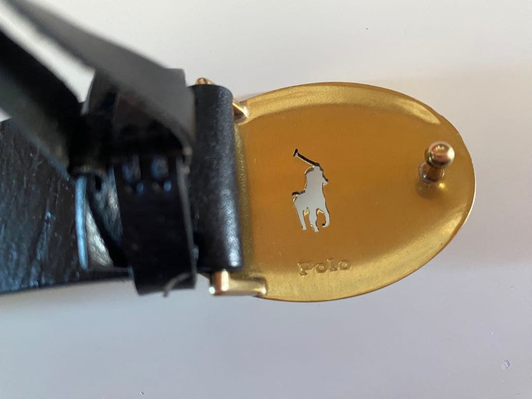 ポロラルフローレン　オーバルバックルベルト