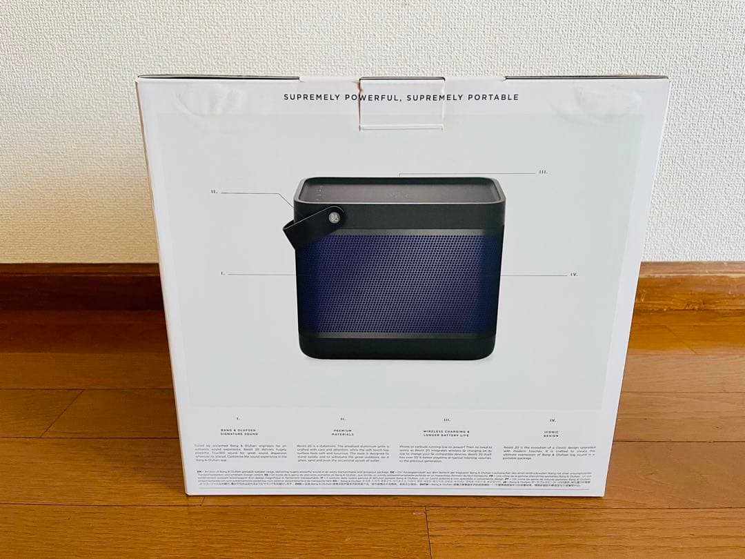 【ジャンク品】 Bang & Olufsen Beolit 20 スピーカー 黒