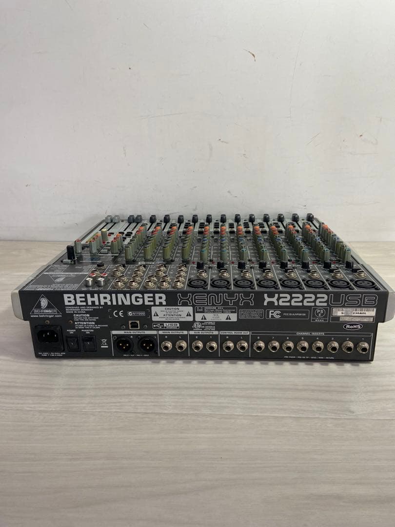即日発送　BEHRINGER XENYX X2222USB ミキサー