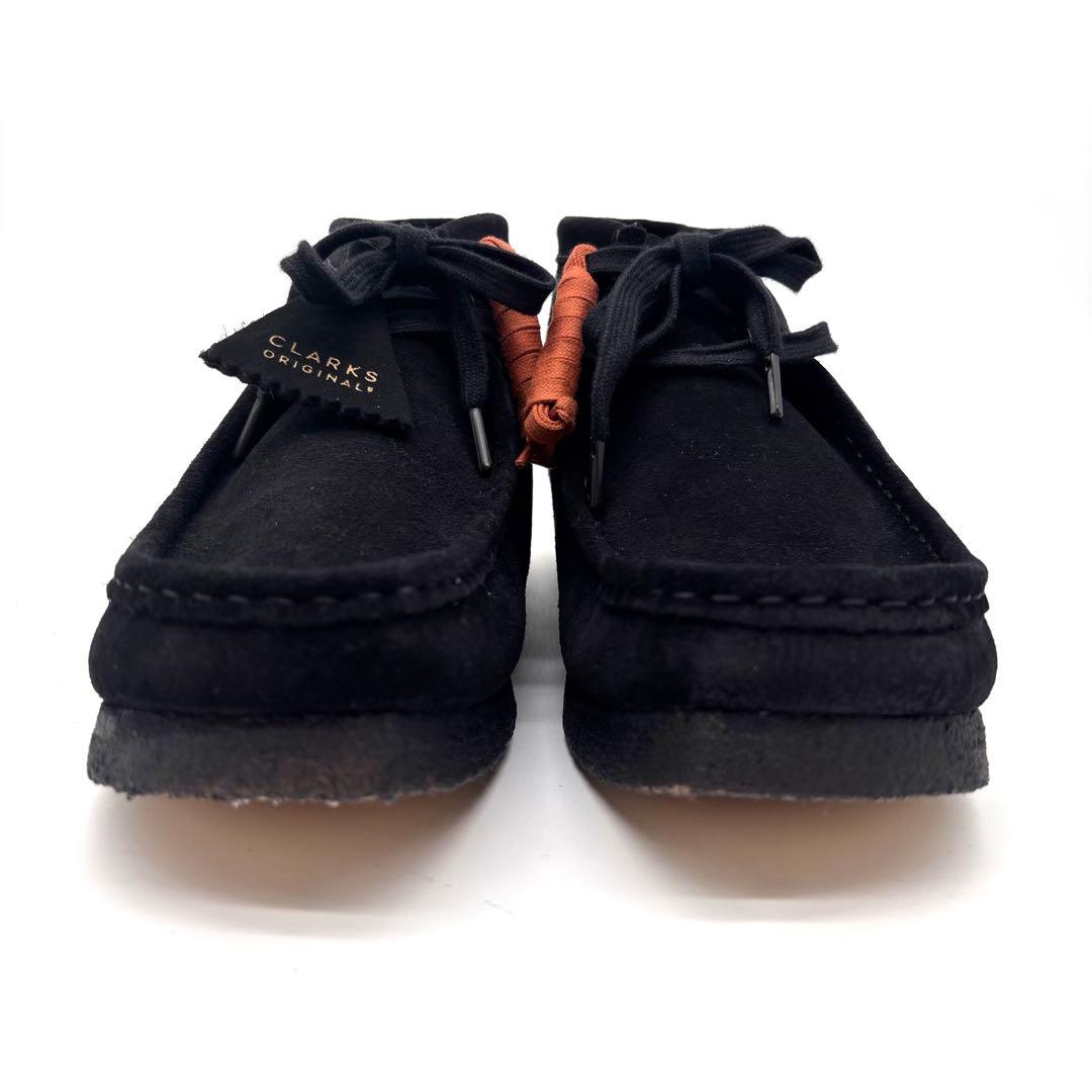 ✨新品✨クラークス　ワラビー　スエード　ブラック　27.5cm　替え紐　箱付き