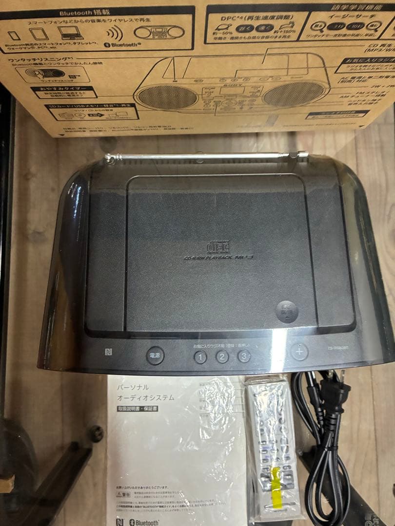SONY ZS-RS80BT SDカード/USB/CD/ラジオ搭載オーディオ