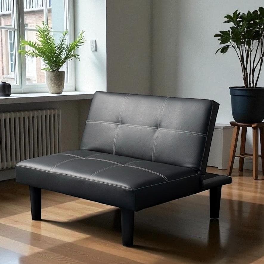 【新品】レザー張り リクライニングソファ　シンプル スタイリッシュ　アウトレット