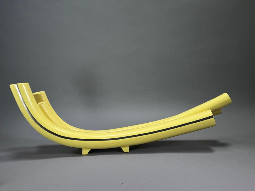 池坊　いけばな　古流　草月流　陶器　造形　花器　陶芸　直径72cm 華道具