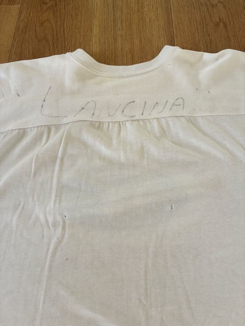 champion チャンピオン70s フットボールTシャツ　染み込み　3段