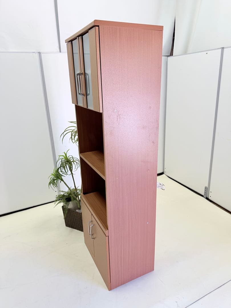 ライトウッド仕上げの　レンジボード スリムタイプ