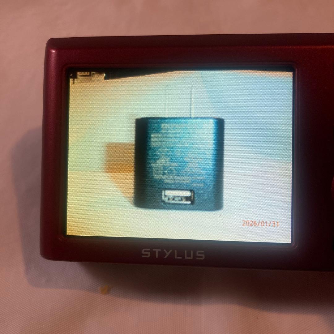 オリンパス OLYMPUS STYLUS VG-180 レッド