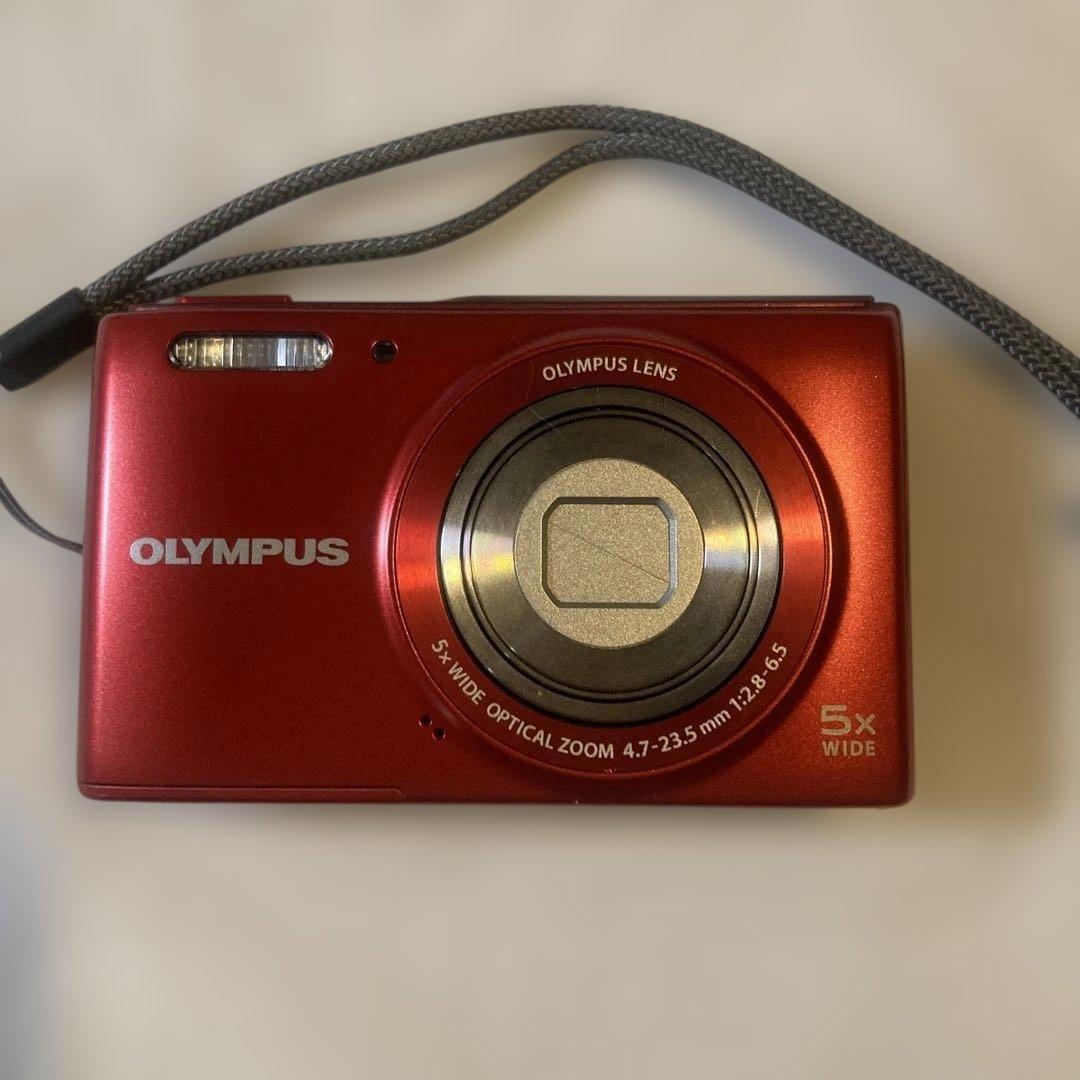 オリンパス OLYMPUS STYLUS VG-180 レッド