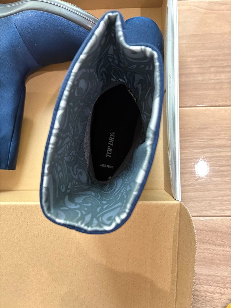 TOP DRY ネイビー　レインシューズ