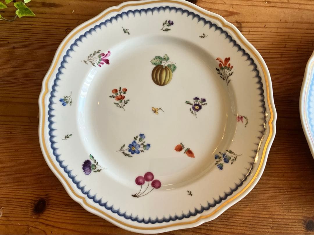 ジノリ　アンティコイタリアンフルーツ　26.5ディナープレート×6