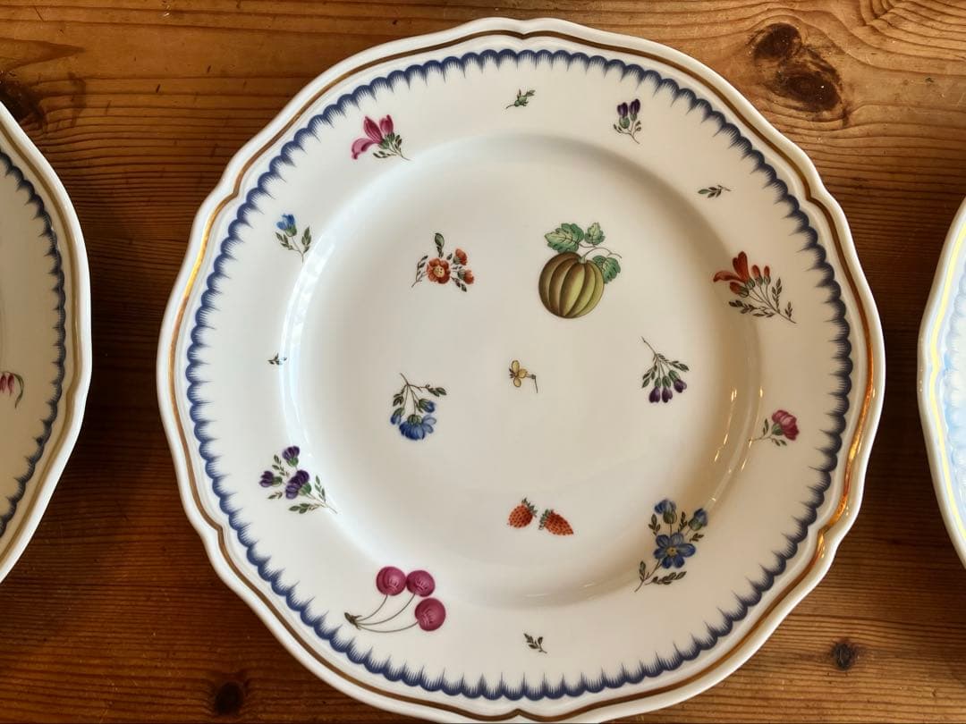 ジノリ　アンティコイタリアンフルーツ　26.5ディナープレート×6