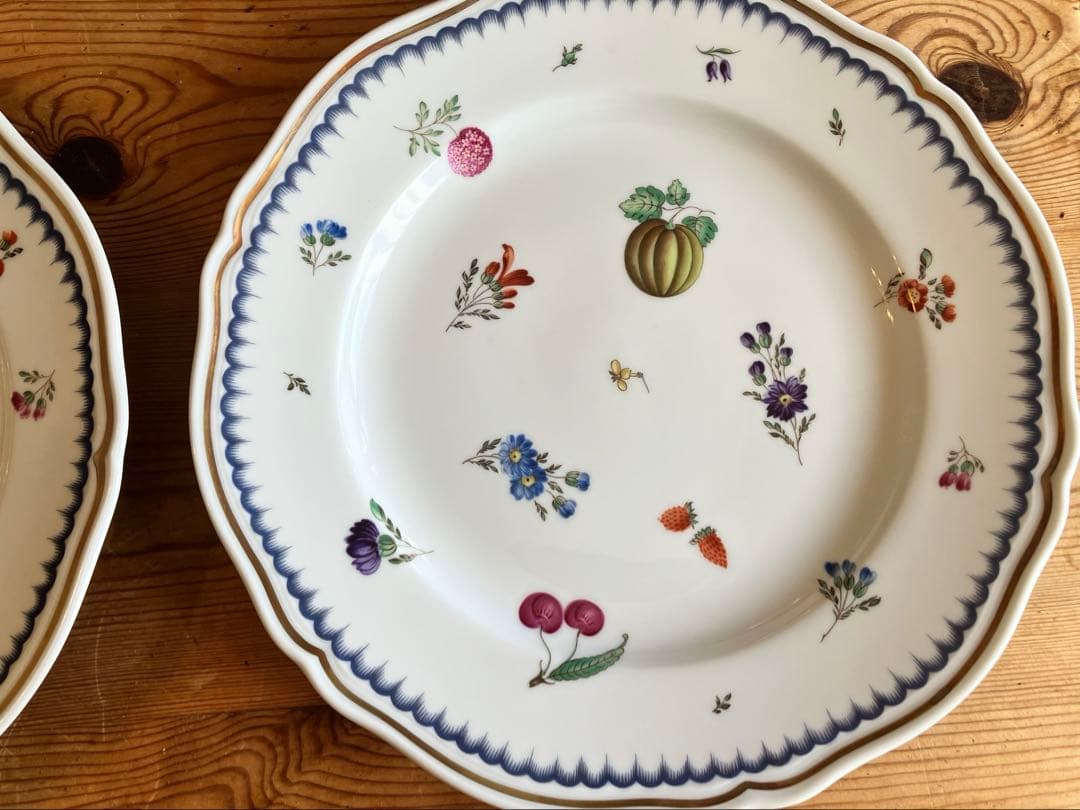 ジノリ　アンティコイタリアンフルーツ　26.5ディナープレート×6