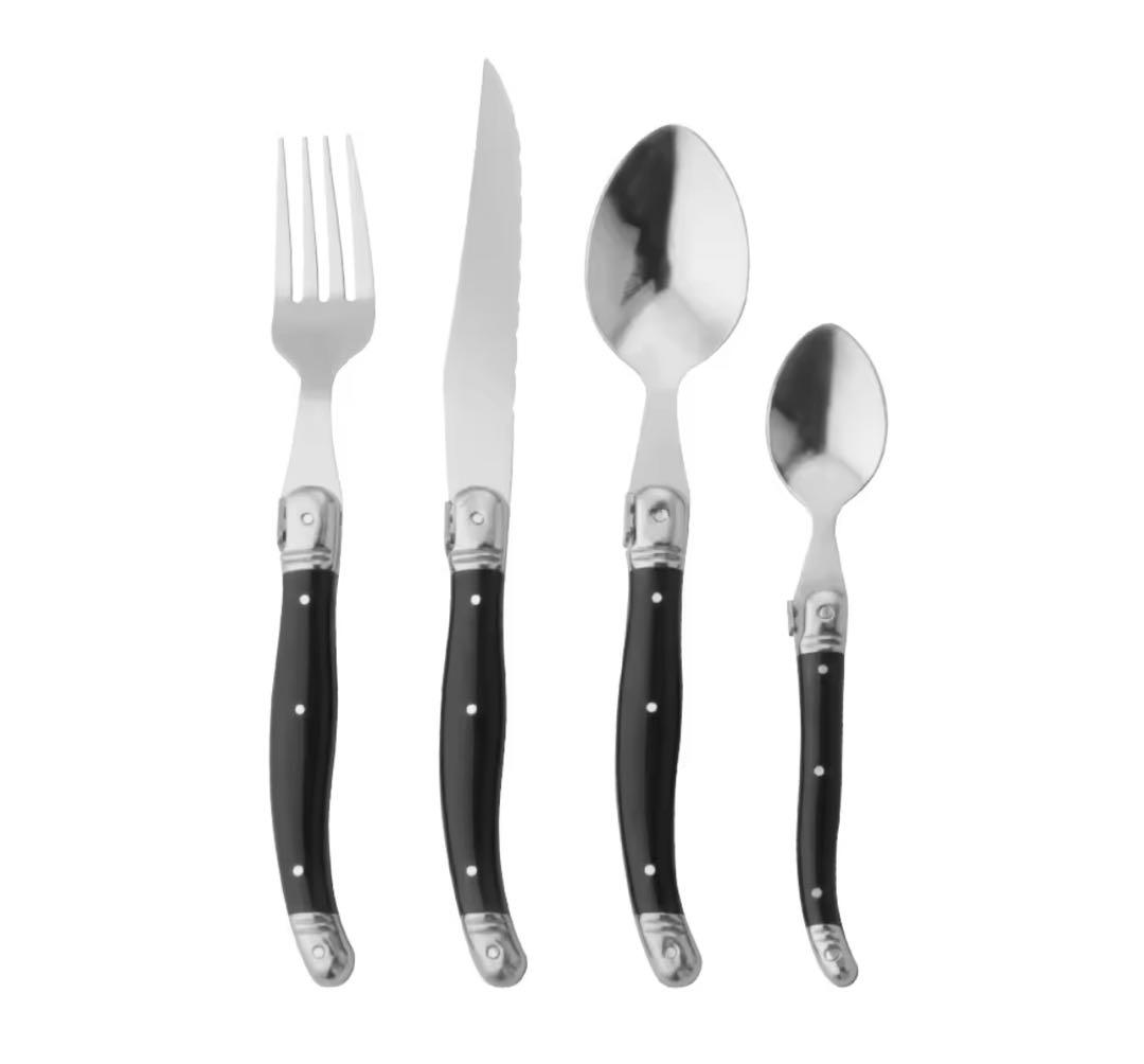 Laguiole カトラリーセット 24点 ステンレススチール